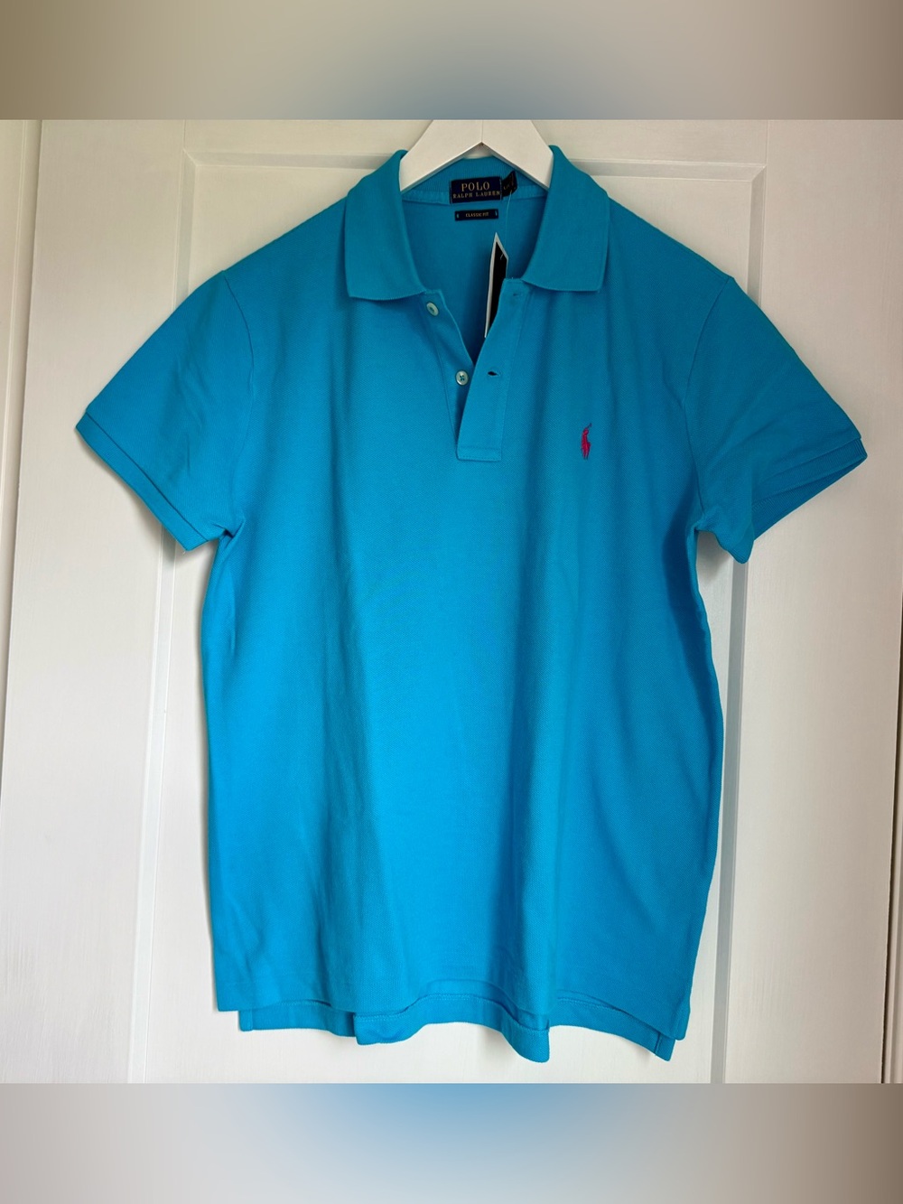 Polo by Ralph Lauren Women’s Classic Fit Turquoise Polo Shirt
